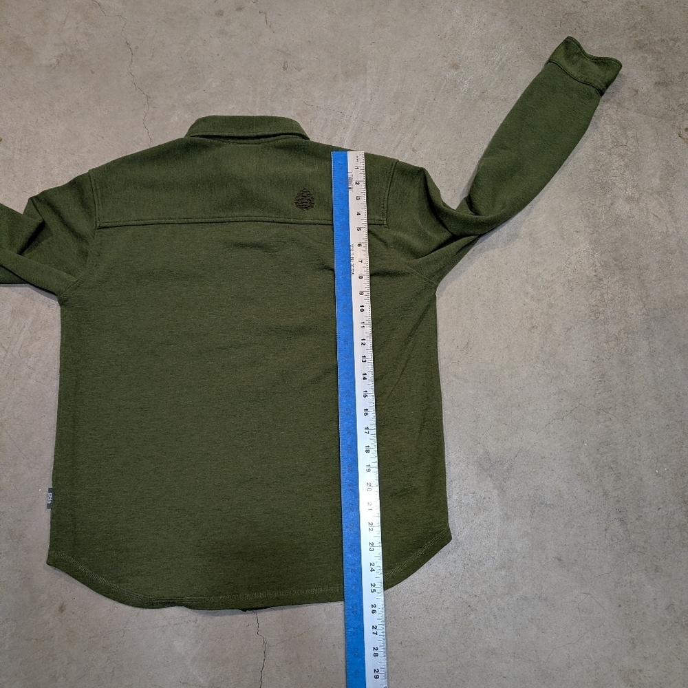 Stio Basis Power Dry Shirt Men's M Green Button Up - Picture 5 of 6
